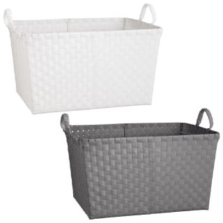 B&M Large Woven Basket - Beige