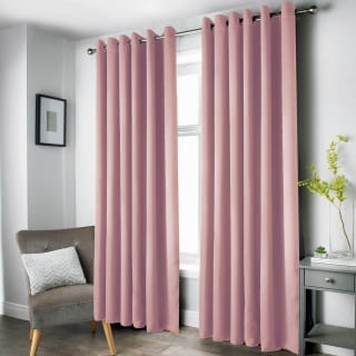 B&M Cambridge Blackout Panel Curtain 54 X 86" - Blush