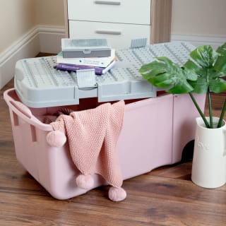 B&M Deluxe Storage Box 100L - Pink