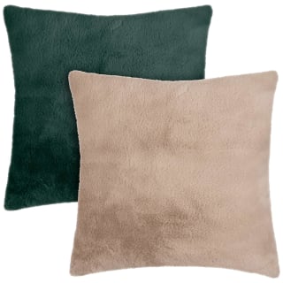 B&M Aspen Faux Fur Cushion - Dark Mink