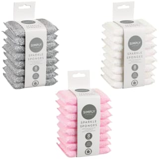 Simply Everyday Sparkle Sponges 8pk - Pink