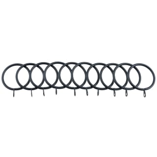 B&M Metal Curtain Rings 10pk - Black