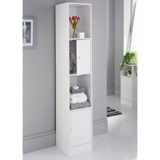 Spaceways Tall Cupboard - White