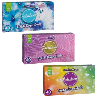 Fabulosa Tumble Dryer Sheets 40pk - Electrify
