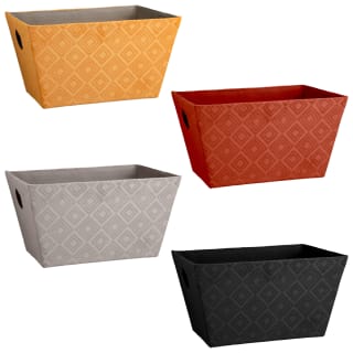 B&M Diamond Storage Basket - Grey