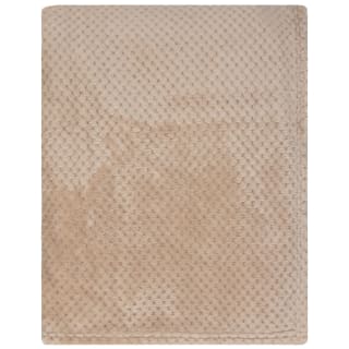 B&M Supersoft Waffle Throw - Stone