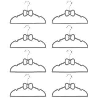 B&M Children's Non-Slip Hangers 8pk - Grey