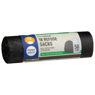 B&M Houseproud Refuse Sacks - 18pk