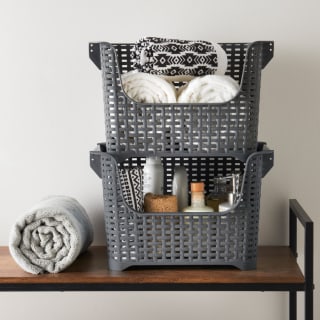 Rattan Stacking Caddy