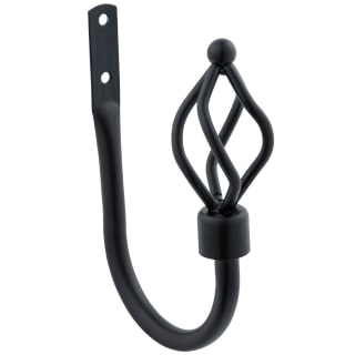 B&M Small Black Twist Curtain Hold Backs 2pk