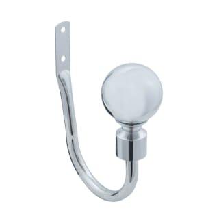 B&M Shiny Nickle Silver Orb Curtain Hold Backs 2pk