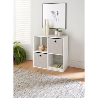Lokken Cord Storage Cubes 2pk - Light Grey