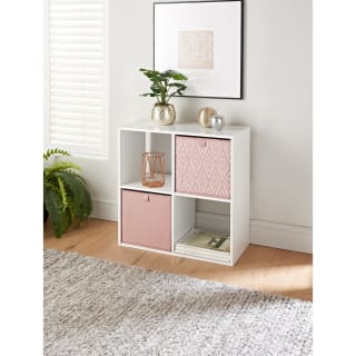 Lokken Printed Storage Cubes 2pk - Pink Diamond