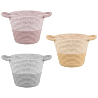 B&M Two Tone Rope Basket - Natural