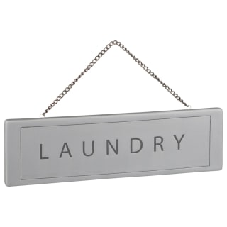 B&M Ceramic Laundry Sign