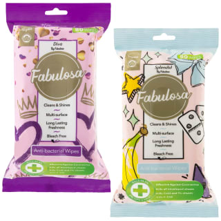Fabulosa Anti Bacterial Wipes 80pk - Diva