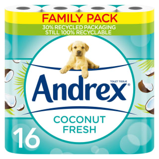 Andrex Coconut Fresh Toilet Tissue 16pk