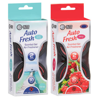  Auto Tech Auto Fresh Scented Gel Air Freshener - Ocean Breeze 2pk