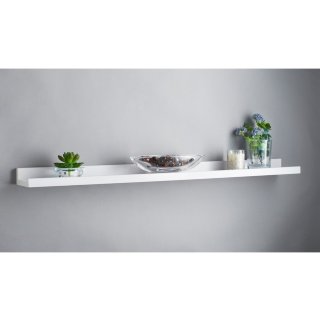  Lokken Wide Picture Shelf - White