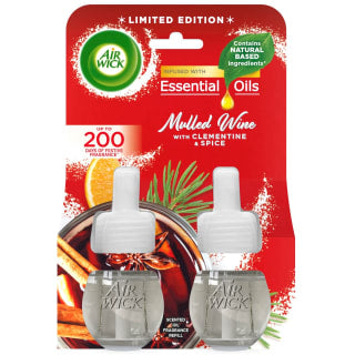 Air Wick Essential Oil Electric Refill 2pk - Mulled Wine