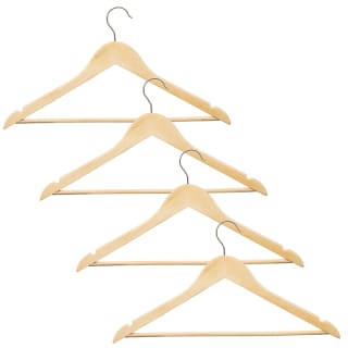  Addis Wooden Hangers 4pk