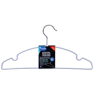 B&M Addis Slimline Non-Slip Hangers 5pk