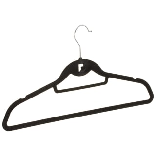 B&M Pure Velvet Hangers 8pk - Black
