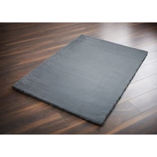  Luxury Faux Fur Rug 60 X 110cm - Charcoal