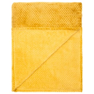 B&M Oversized Waffle Throw - Ochre