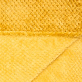 B&M Oversized Waffle Throw - Ochre