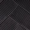  Pleated Velvet Cushion - Charcoal