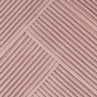 B&M Pleated Velvet Cushion - Blush