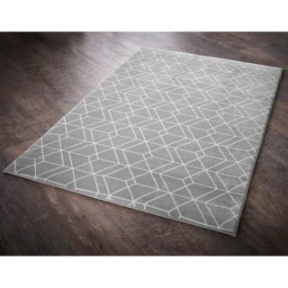  Geo Microplush Rug 60 X 110cm - Grey