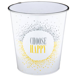 B&M Slogan Waste Bin - Choose Happy