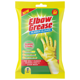  Elbow Grease Rubber Gloves 1 Pair