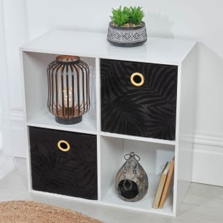 B&M Storage Cubes 2pk - Black