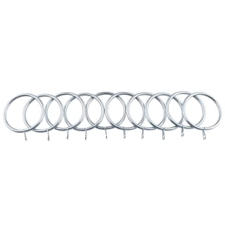 B&M Metal Curtain Rings 10pk - Shiny Nickle