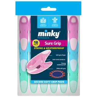  Minky Sure Grip Pegs 18pk