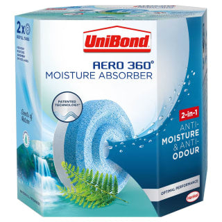  UniBond Aero 360 Moisture Absorber Refills 2pk - Waterfall Freshness