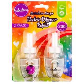  Fabulosa Electric Diffuser Refill 2pk - Rainbow Drops