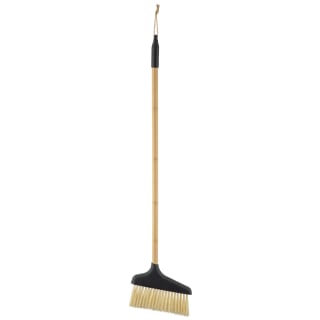 B&M Long Handle Bamboo Dustpan & Brush