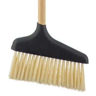 B&M Long Handle Bamboo Dustpan & Brush