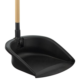 B&M Long Handle Bamboo Dustpan & Brush