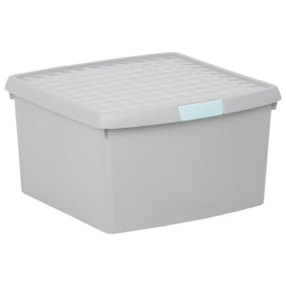 B&M Waffle Clip Box 25.5L - Grey