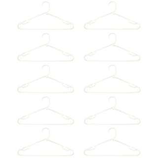 B&M Jumbo Hangers 10pk - White
