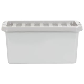 B&M Storage Box With Lid 11L - Graphite