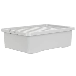 B&M Under Bed Storage Box 32L - Grey