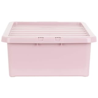 B&M Under Bed Storage Box 32L - Dusty Pink