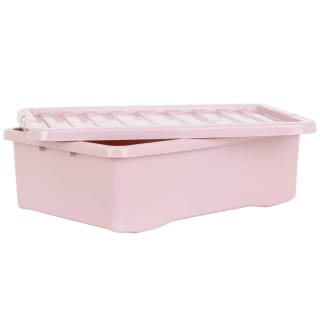B&M Under Bed Storage Box 32L - Dusty Pink