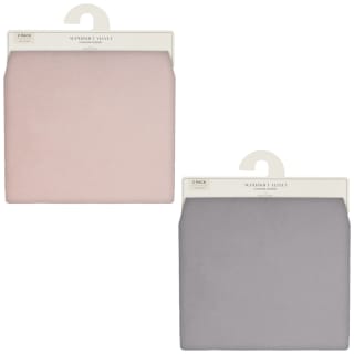  Supersoft Velvet Cushion Covers 2pk - Grey